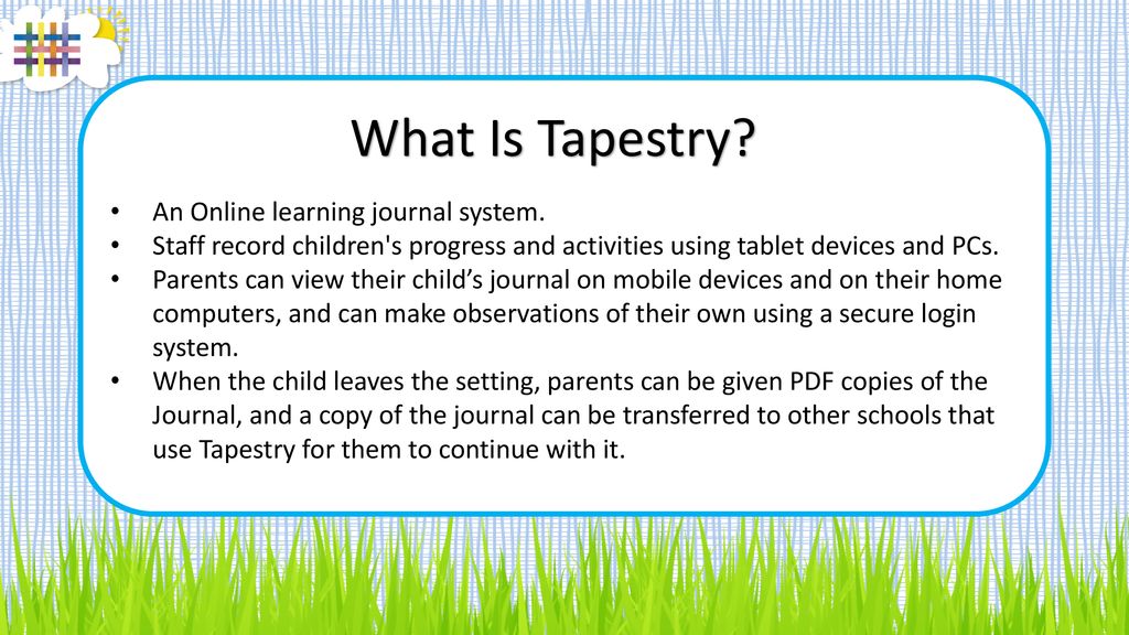 Tapestry online login hotsell